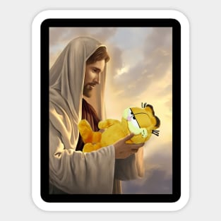 Garfield Blessed Sticker